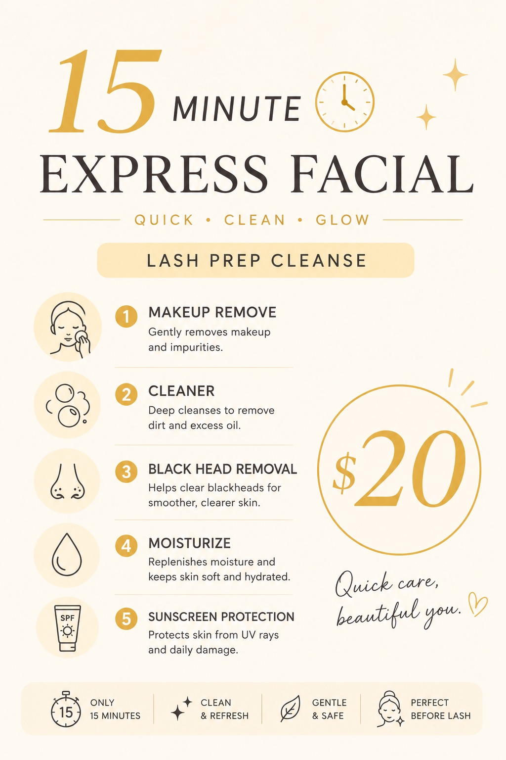 15 Minute Express Facial